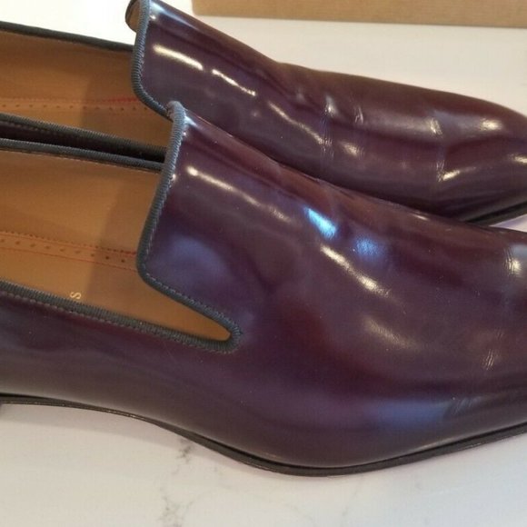 Christian Louboutin Men's Bordeaux Dandelion Flat - Picture 3 of 10